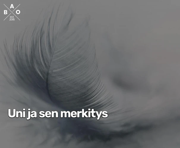 Unen Merkitys Painonhallinnassa